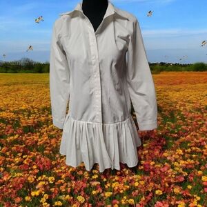 Elegant White Women's Dress